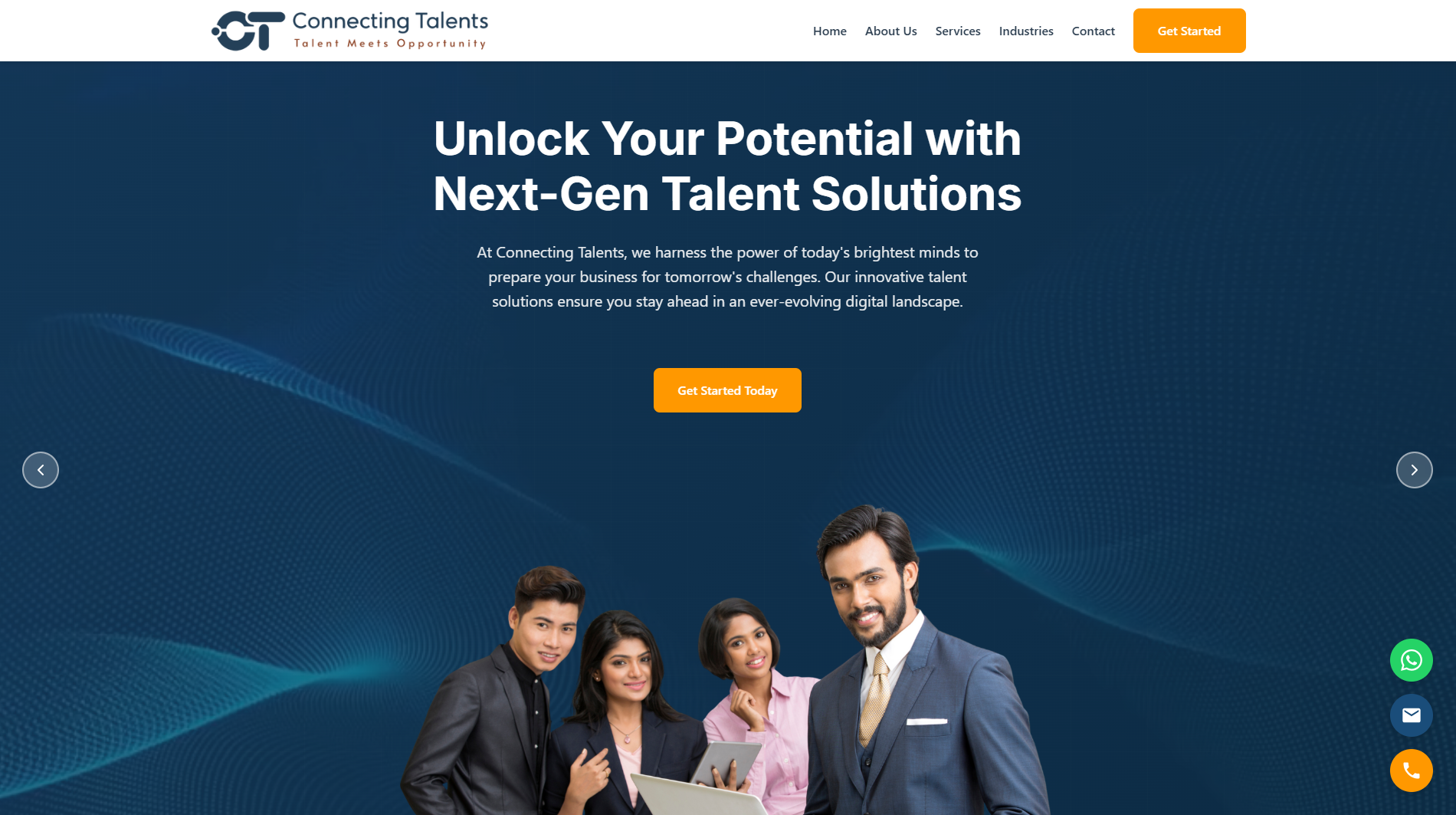 Connecting Talents project screenshot